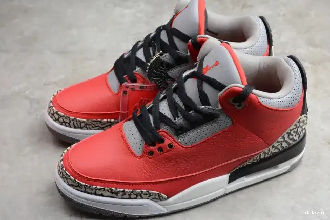 1st Kicks Shoes Red Air 3 Jordan CK5692-600 Cement 0613